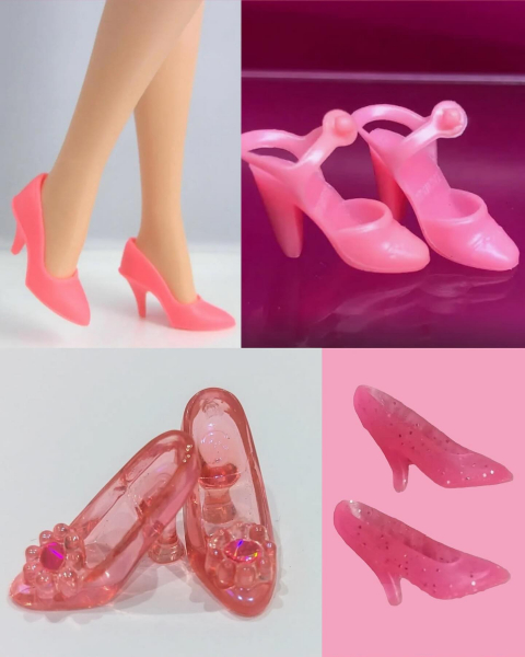 Vintage Jelly Shoes Inspired Margot’s “Plastic” Pink Manicure